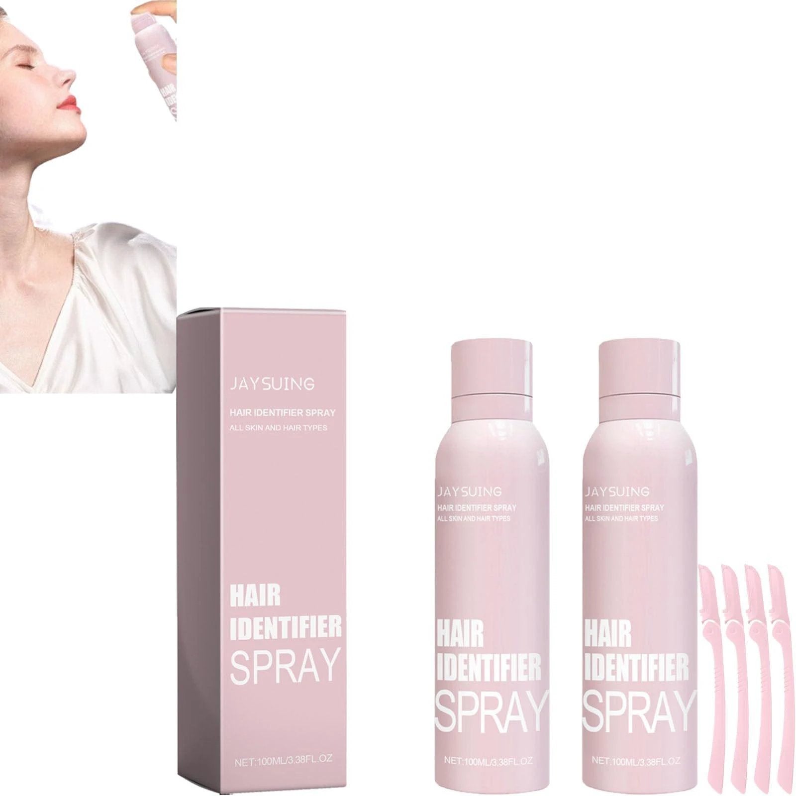 Hair Identifier Spray for Face Dermaplaning - Women's Grooming Tool