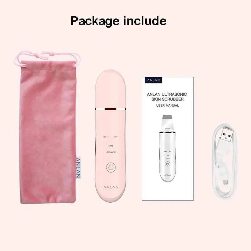 Ultrasonic Derma Skin Scrubber Pen for Face Cleansing Dead Skin Cleaner - Skin Care Tools Beauty Modern Tool